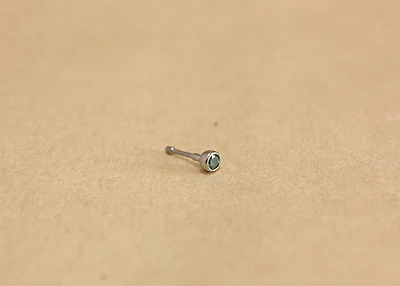 16G TI BEZEL GEM 2MM EMERALD