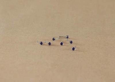 16G TI PRONG GEM 2MM SAPPHIRE