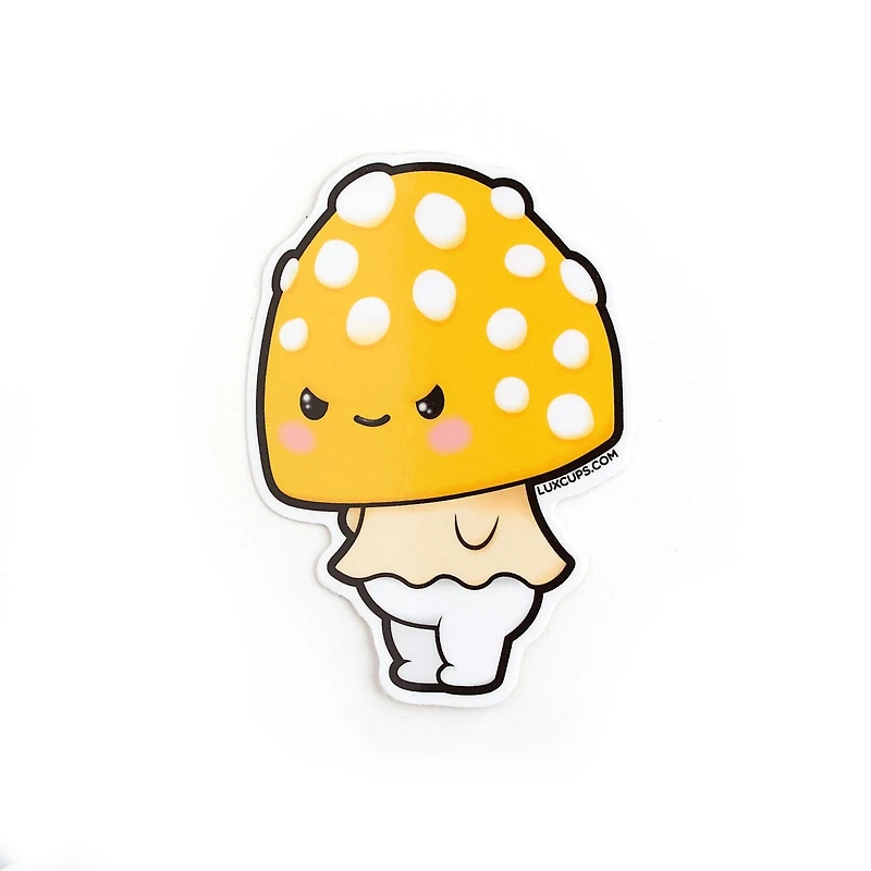 Yellow Mushroom Sticker