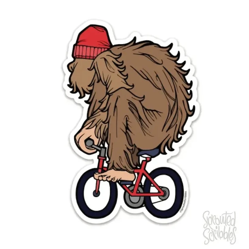 Yeti Biker Sticker