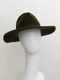 Corduroy Fedora Hat Olive