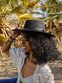 Bolero Hat W Golden Buckle