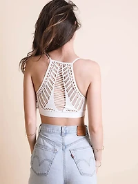 Raceback Patch Seamless Bralette