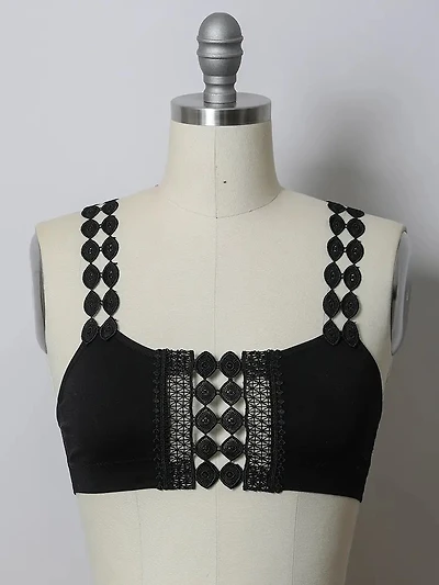 Eye Lace Applique Bralette