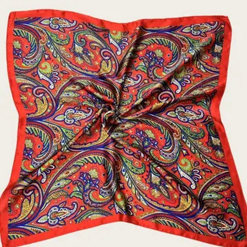 Paisley Silk Scarf