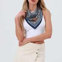 Paisley Print Lightweight Scarf