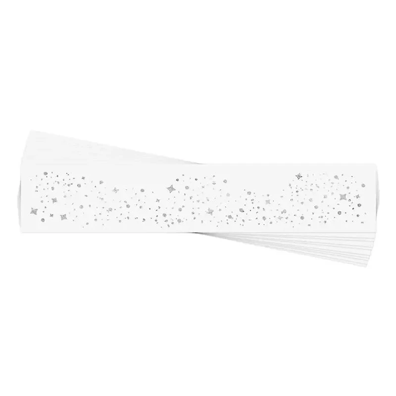 Galactic Silver Face Freckles Metallic Temporary Tattoos