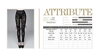 Black Lace Cameo Up Leggings