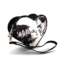 Heart Shape Frank With Bride Wristlet