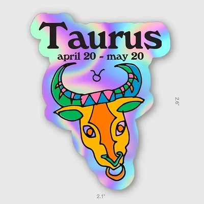 Taurus Zodiac Sticker