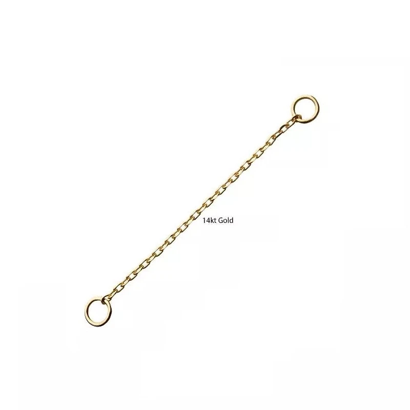 Cadena Rolo 1 3/8" Oro rosa de 14 quilates