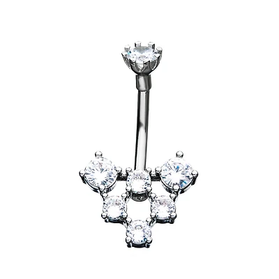 6 Clear Gem Prong