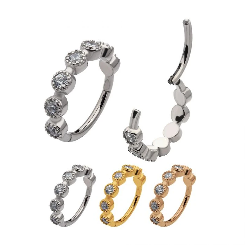 7 Beaded Circles With Gems