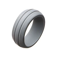 Silicone Safety Bands for Active Lifestyles in Grey. Size