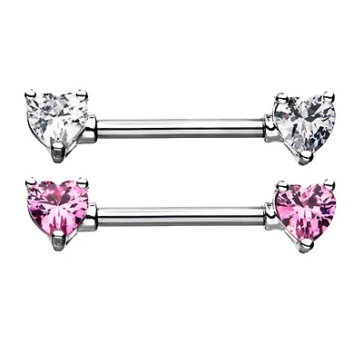 Heart Gems Nipple Bar