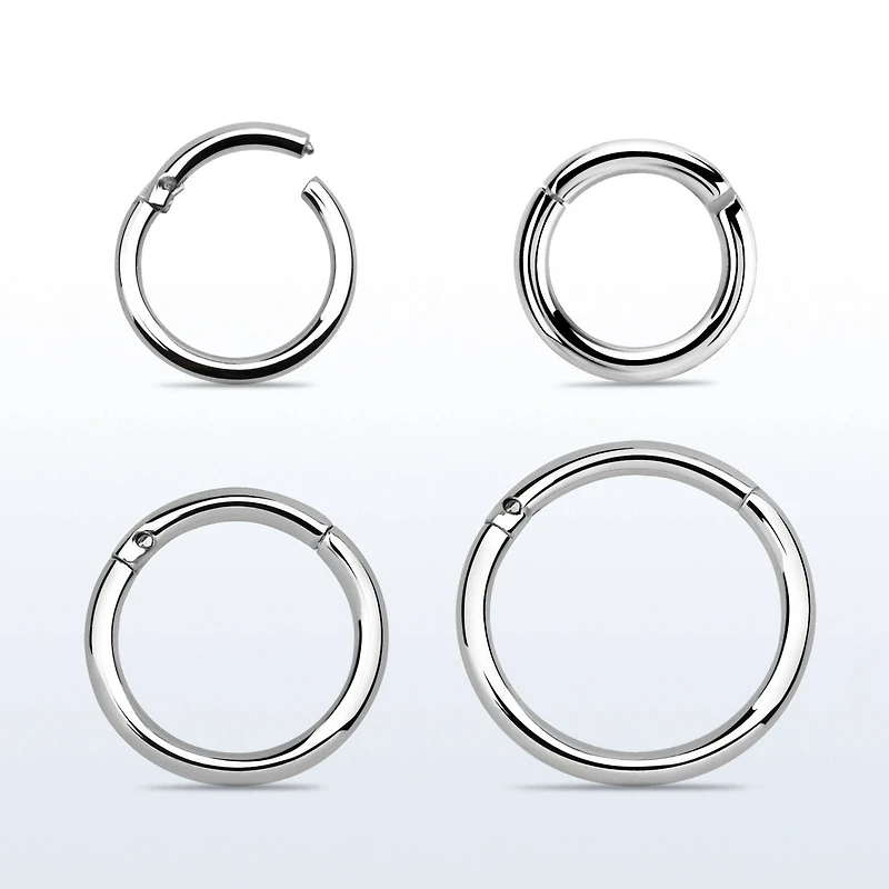 10g Hinged Hoop