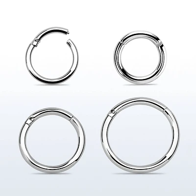 10g Hinged Hoop