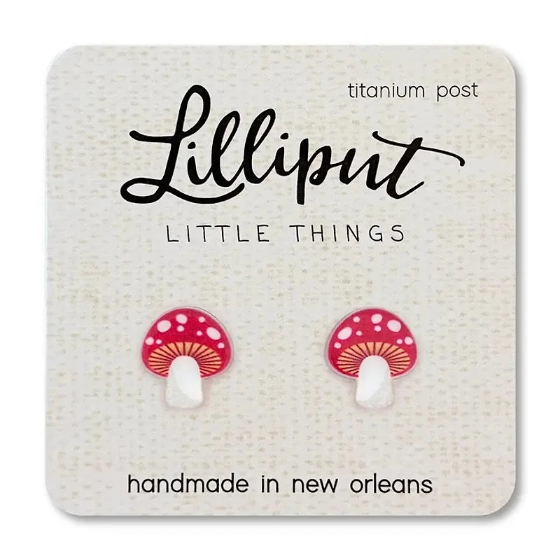 Mushroom Earrings