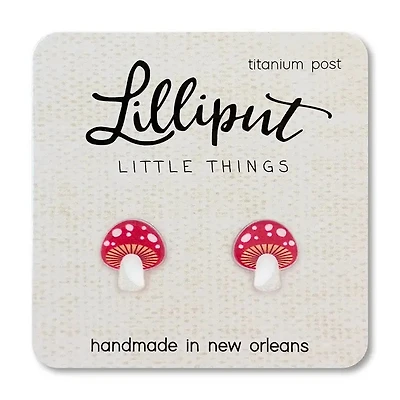 Mushroom Earrings