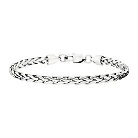 Pulsera de cadena Spiga de acero inoxidable con acabado pulido de 5 mm