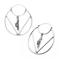 Dangle Dagger Rose Plug Hangers