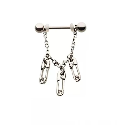 Safety Pin Chain Nipple