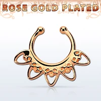 Spikes And Circles Fake Septum