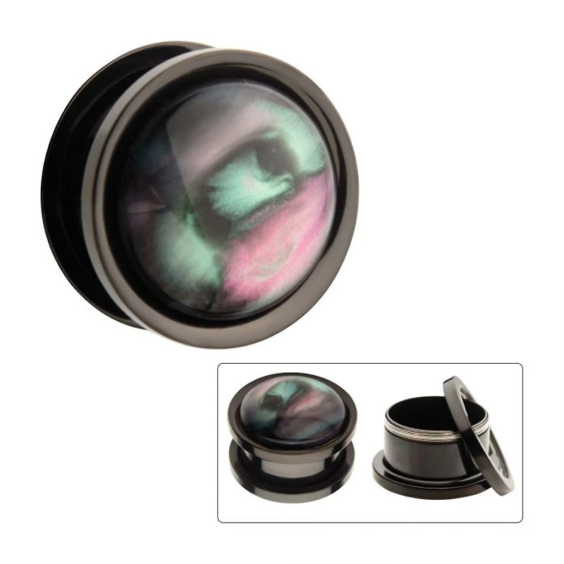 Marble Green Stone Black 14g - 2g