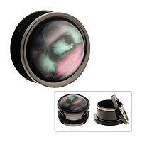 Marble Green Stone Black 14g - 2g