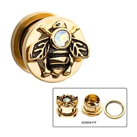 Bee With Jewel 0g - 7/8"