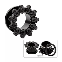 Cabezal de máquina con borde calavera 0g - 7/8"