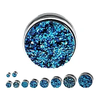 S/S Faux Druzy Machine Head 00g - 7/8