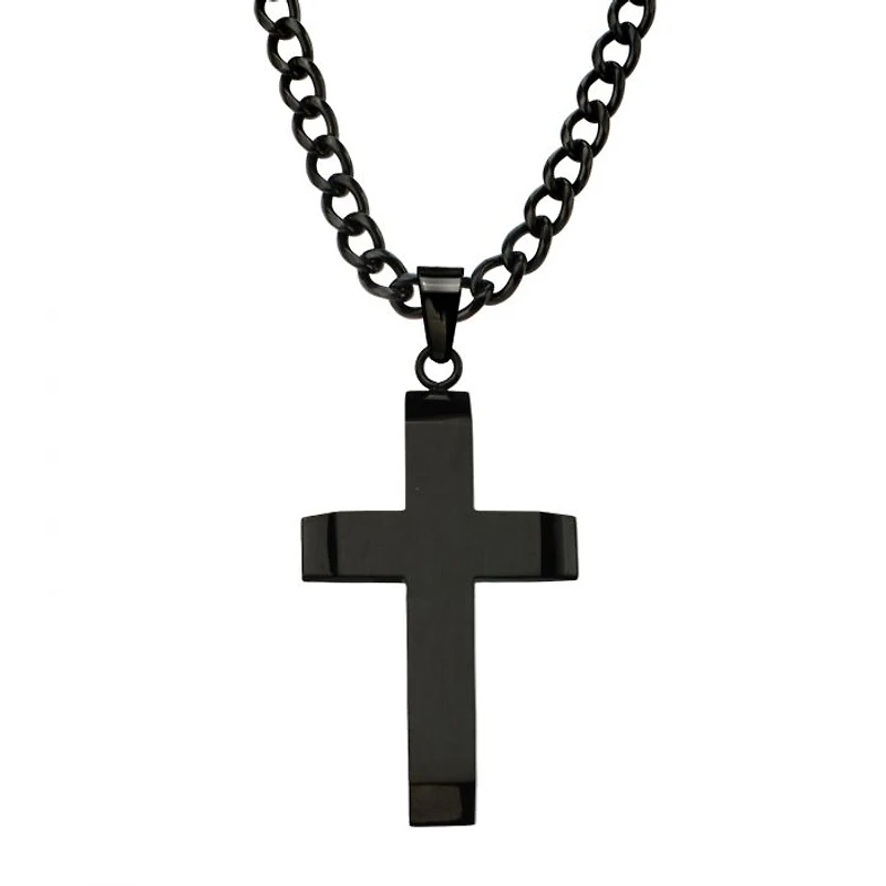 Colgante Cruz IP Negra