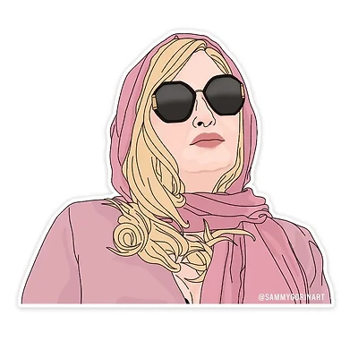 Tanya Mcquoid El Loto Blanco Pegatina