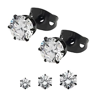 20g Black PVD Titanium Earring 3mm