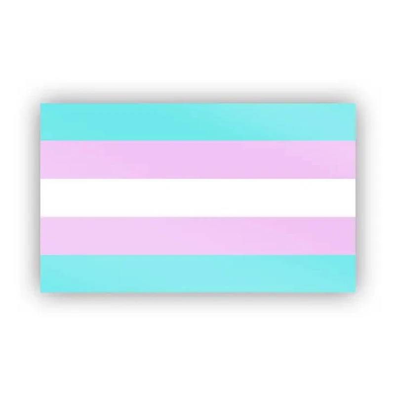 Pegatina Orgullo Trans 3.3" X 2"