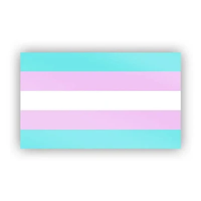 Pegatina Orgullo Trans 3.3" X 2"