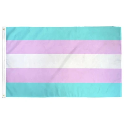 Bandera del Orgullo Transgénero 3 pies x 5 pies