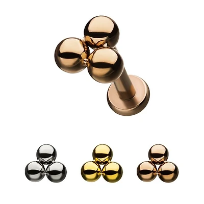 18g Trinity 2 Bead Top