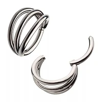 Aro triple con bisagras de titanio 16 g