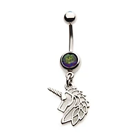 Unicorn Outline Dangle