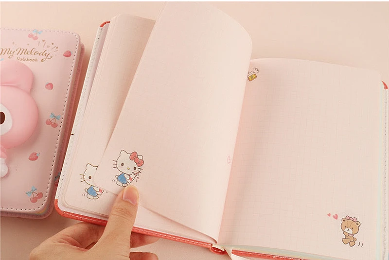 IIGEN Sanrio Squishy Notebook - Hello Kitty - Bear Cookies