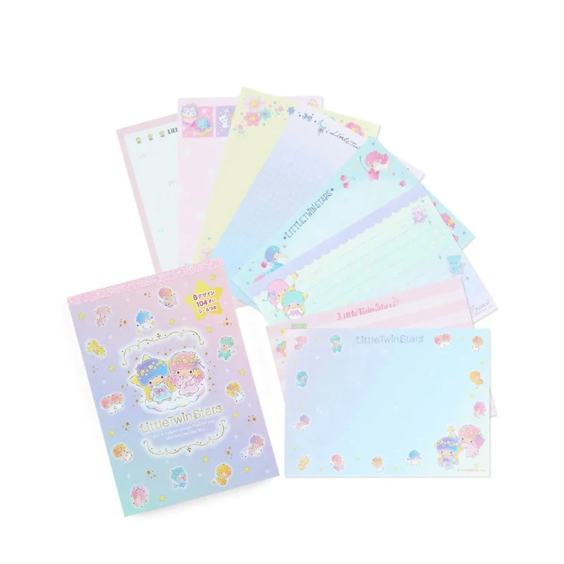Sanrio Little Twin Stars Memo Pad & Sticker Set