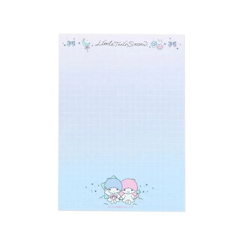 Sanrio Little Twin Stars Memo Pad & Sticker Set