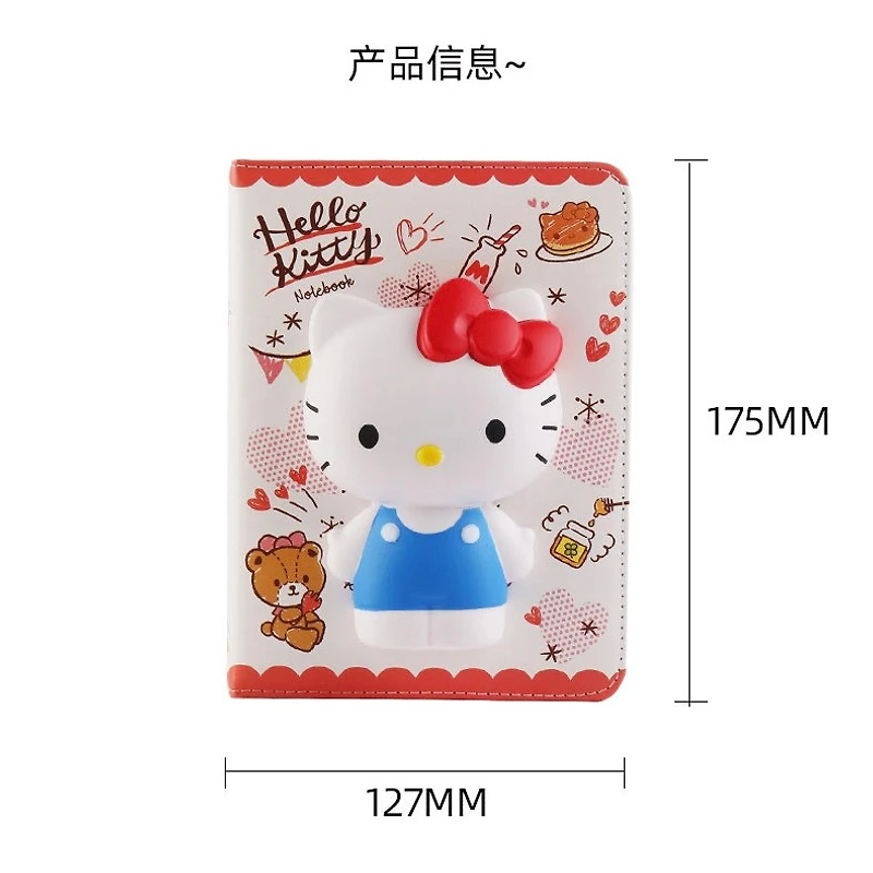 IIGEN Sanrio Squishy Notebook - Hello Kitty - Bear Cookies