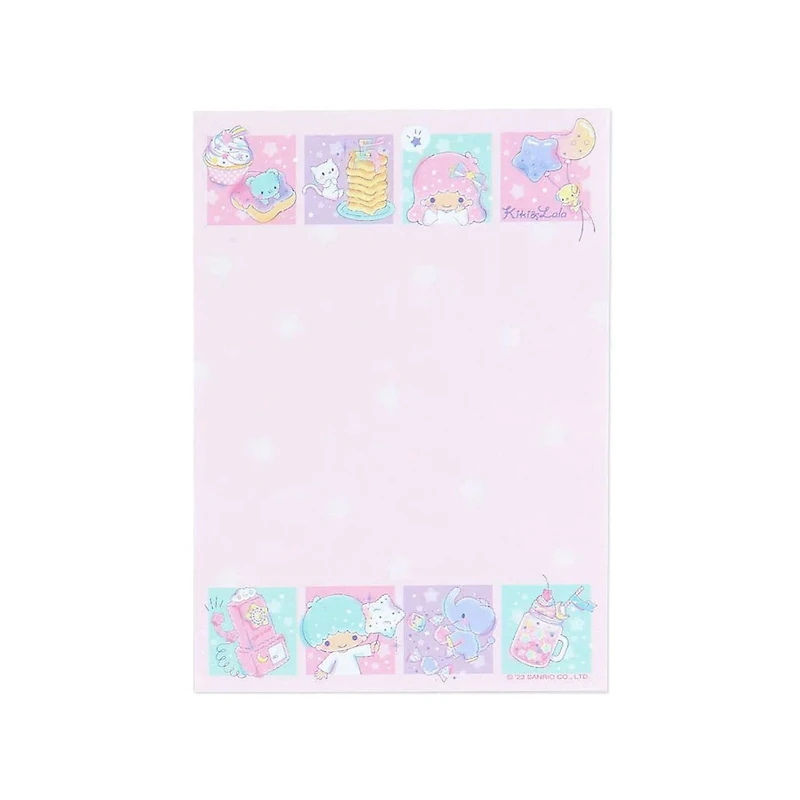 Sanrio Little Twin Stars Memo Pad & Sticker Set