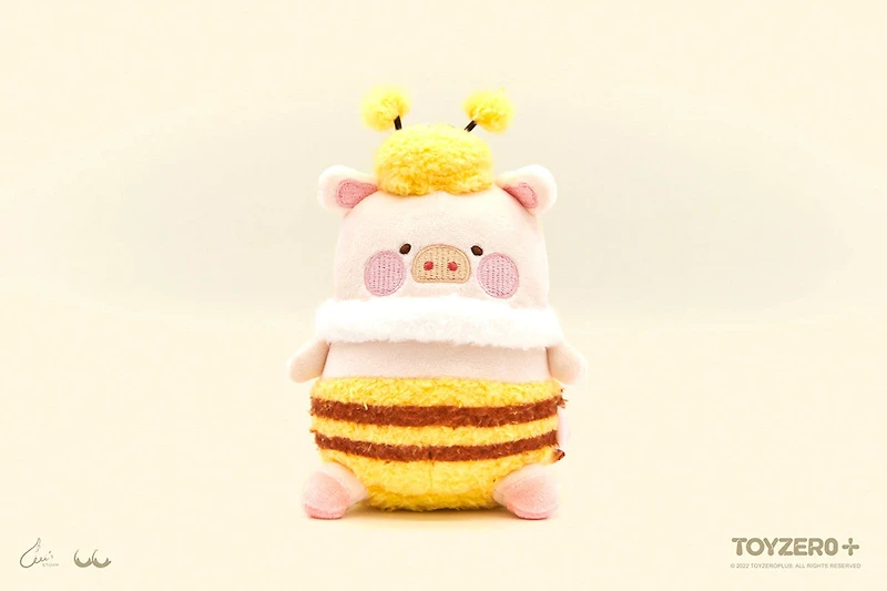 Lulu the Piggy Farmer - Plush Keychain
