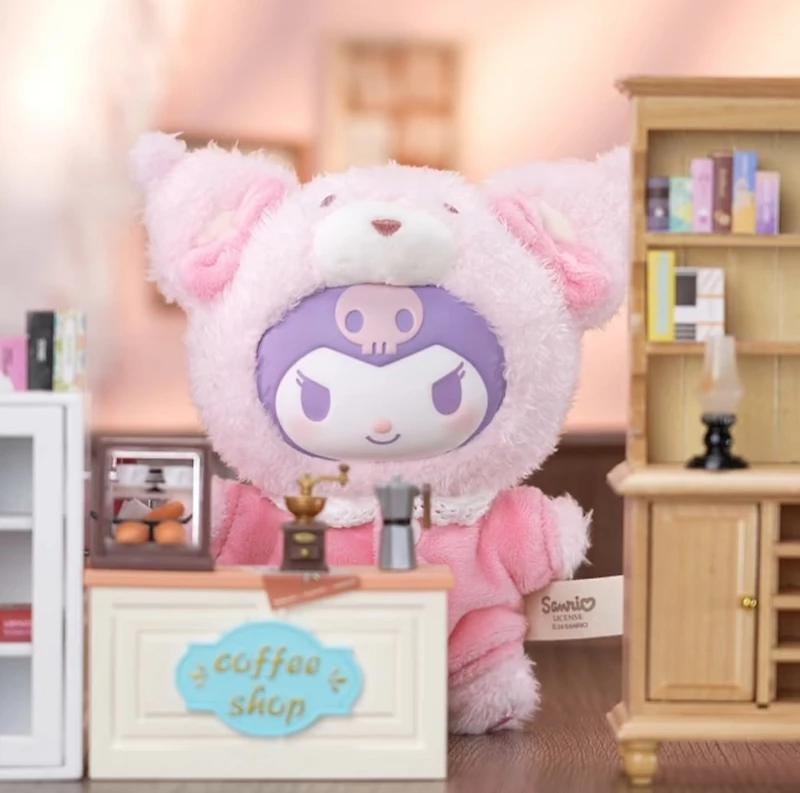 Sanrio Kuromi Peachy MyMelody Soft Vinyl  Plush Keychain