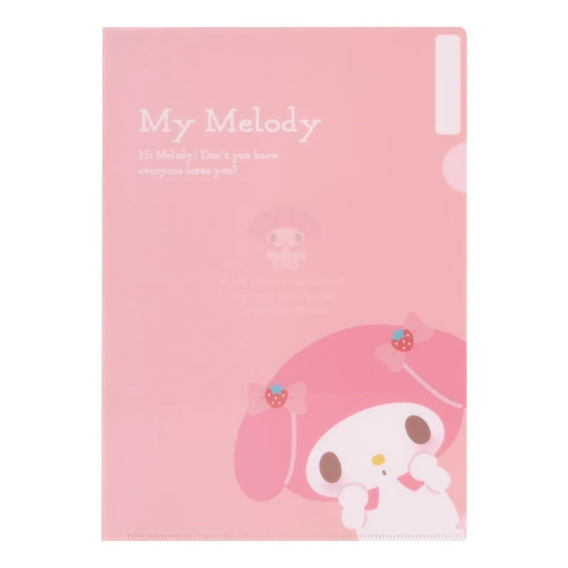 Sanrio My Melody Expressions 3-pc Clear File Folder Set