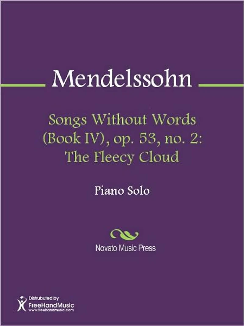 Songs Without Words (Book I), op. 19, no. 6: Venitian Boat Song